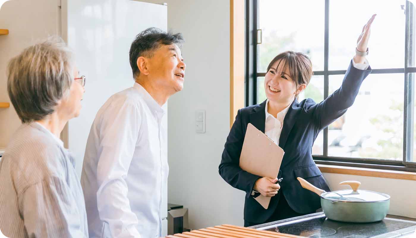 施工後の家の写真